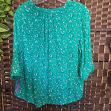 F.A.O.,Green+,Medium,Floral Top