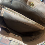 Tan Faux Leather, Purse