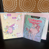 Kaleidoscope,Pink+, Unicorn Coloring Kit
