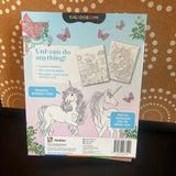 Kaleidoscope,Pink+, Unicorn Coloring Kit