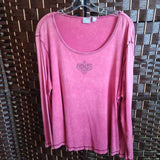 Apt 9,Rose,2X,Embellished Tee