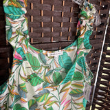 Rose + Olive,Green+,Large,Floral Top