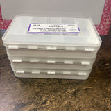 White,3pc,Set of Stackable Containers