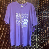 CANVAS,Purple,XL,All I Need Tee