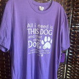 CANVAS,Purple,XL,All I Need Tee