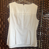 Talbots,White+,12,Beaded Top
