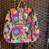 Vera Bradley,Flora ,Med,Back Pack