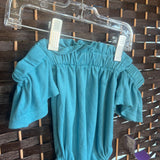 Bailys Blossoms,Aqua,6-9m,Ruffle