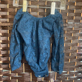 Bailys Blossoms,Teal,6-9m,Lace