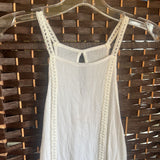 Holister,Wht ,S,Lacelet Tank