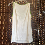 Usindo,Wht Grn ,S,Besd Tank