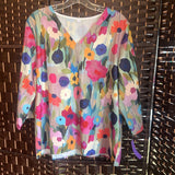 Multi Flowers,L,Top