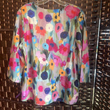 Multi Flowers,L,Top