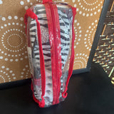 Clear Red Piping,7-8,Pedicure Kit