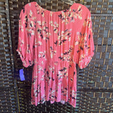 Torrid,Coral+,2,Floral Blouse