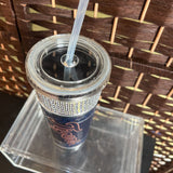 Blue/Silver, Tumbler w/Straw