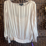 BCX,Tan ,L.,Blouse
