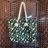 Black+,Large,Canvas Tote