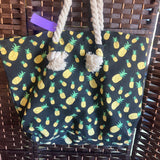 Black+,Large,Canvas Tote
