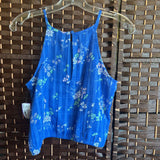 Abercrombie & Fitch,Blue+,13/14,Floral Top