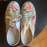 Liz Claiborne,Pink+,7,Floral Mules