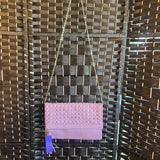 Pink, Faux Leather Crossbody