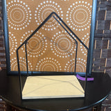 Metal Wood,9",Wall Shelf
