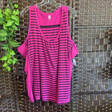 Avenue,Pink+,26/28,Striped Tank