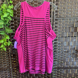Avenue,Pink+,26/28,Striped Tank