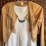 Arizona Jean Co,Cr/Br,8,Lace Dress/Jacket