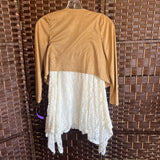 Arizona Jean Co,Cr/Br,8,Lace Dress/Jacket