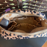 Wilowell,Leopard, Cosmetic Bag