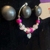 Bracelet,Pink,One Size,Bangle
