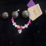 Bracelet,Pink,One Size,Bangle