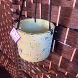 Speckle Goods,Green+,4 In,Hanging Planter