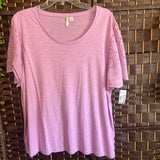 Cato,Pink,XL,Shrt Slv Top