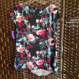 Studio Works,Blue+,XL,Floral Top