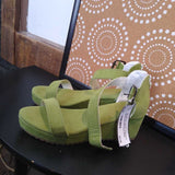 Style & Co,Green,41/9.5,Suede Sandals
