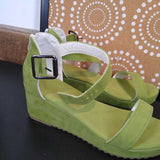 Style & Co,Green,41/9.5,Suede Sandals