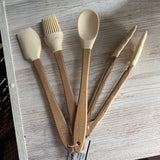 Cooking,White,4pc,Utensils