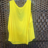 Ashley Stewart,Yellow,26/28,Ribbed Sleeveless Top