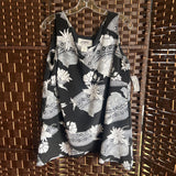 HBS CollectioN,Bl/Wh,XL,Sleeveless Top