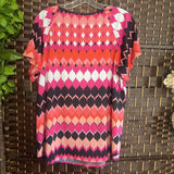 New Direction,Pnk Blk,1XL,Flrl