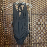 One Piece,Blk ,L,Halter