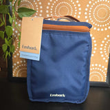 Blue/Orange Stripe, Lunch Tote