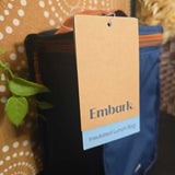 Blue/Orange Stripe, Lunch Tote