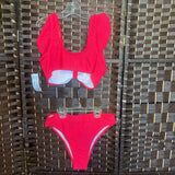 No Boundaries,Coral,Small,Bikini