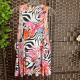 Jennifer Lopez,Pink+,1X,Floral Sleeveless Top