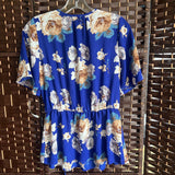 Sienna Sky,Blue+,Medium,Floral Top