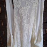 Stargazer,Cream,Large,Lace Top